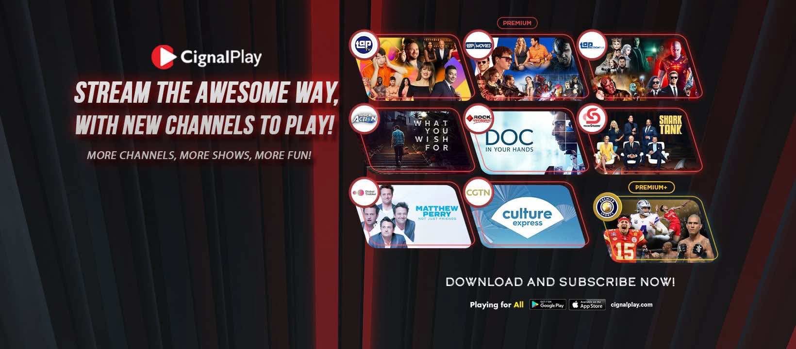 More Channels
