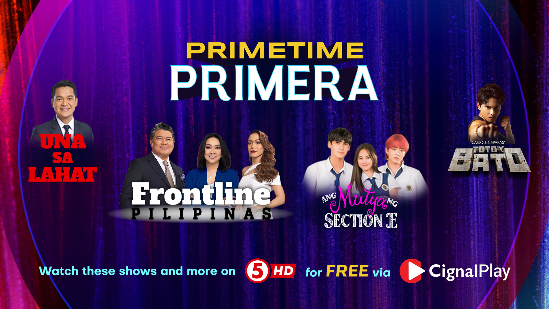 TV5 Free on Cignal Play